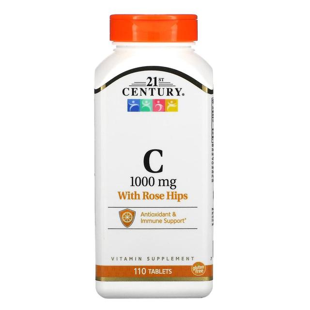 21st Century, Vitamin C with Rose Hips, 1,000 mg, 110 Tablets on Productcaster.