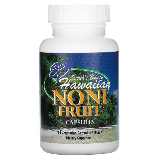 Earth's Bounty ( Matrix Health ), Noni Fruit, Hawaiian, 500 mg, 60 Vegetarian Capsules on Productcaster.