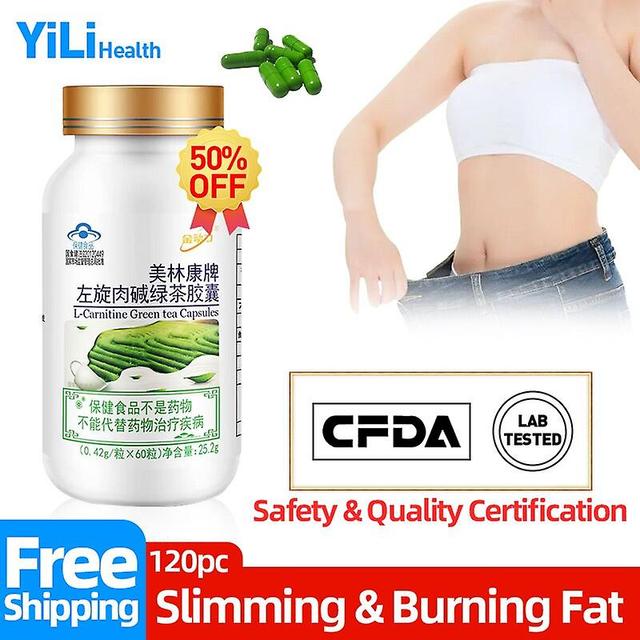 Coscelia L Carnitine Capsules Slimming Products Belly Fat Burner Remover Burn Tummy Fat Green Tea Lose Weight Cfda Approve 60pc 2bottles 120pc on Productcaster.