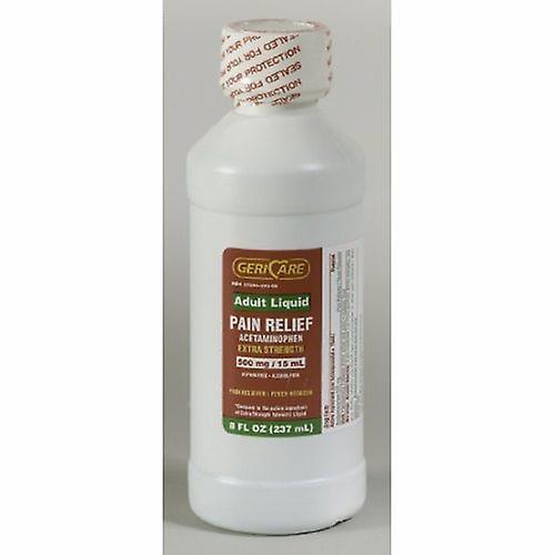 McKesson Soulagement de la douleur Geri-Care 500 mg / 15 mL Force Acétaminophène liquide 8 oz., Nombre de 1 (Paquet de 1) on Productcaster.