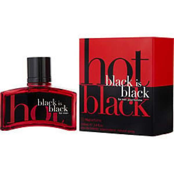 BLACK IS BLACK HOT av Nuparfums EDT SPRAY 3.4 OZ For menn Svart on Productcaster.