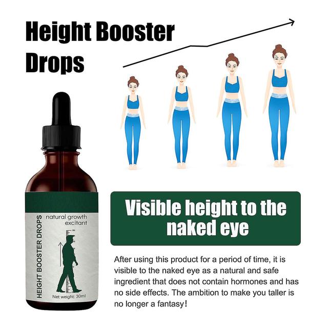 Height Booster Drops, Height Oil, Height Growth Drops For Adults Kids,height Increasing Oil For Adolescent Bone Growth 4pcs-120ml on Productcaster.