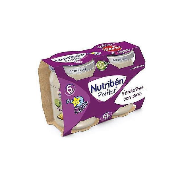 Nutriben Nutribén potito cena bipack verduritas con pavo 2x 190g on Productcaster.