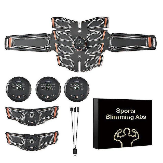 Abs Stimulator Muscle Exercise, Smart Fitness Ems Machine For Men-csn 0range on Productcaster.