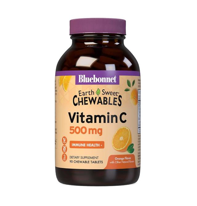 Bluebonnet Earthsweet Chewables Vitamin C 500mg 90 Orange Tablets on Productcaster.