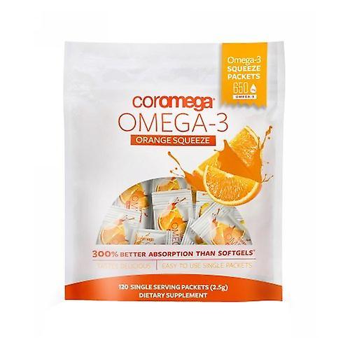 Coromega Omega-3 Orange Squeeze, 120 Conde (Pacote de 1) on Productcaster.