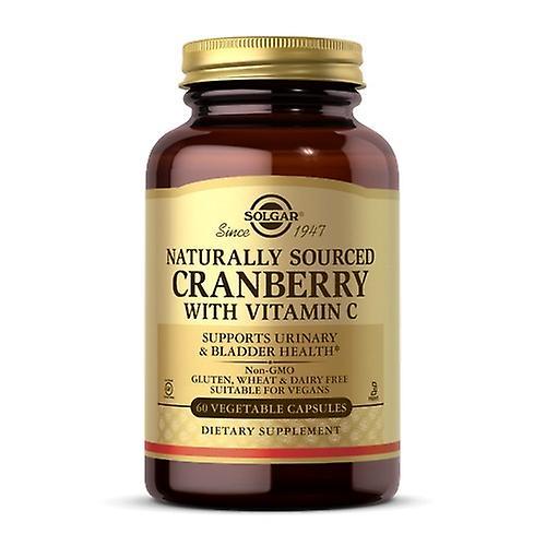 Solgar Natural Cranberry avec Capsules végétales de vitamine C, 60 V Caps (Paquet de 4) on Productcaster.