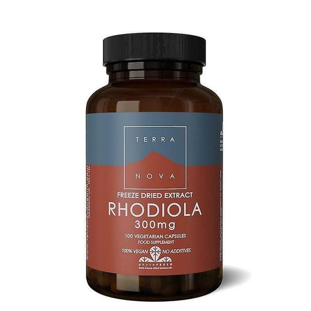 Terra Nova Terranova Rhodiola 300mg Vegicaps 100 (T3517) on Productcaster.