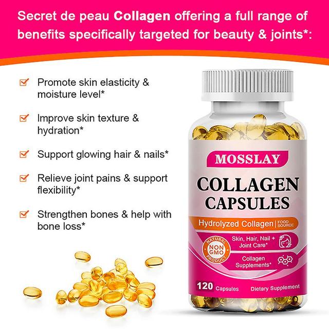 Vorallme Multi-collagen Pills With Hyaluronic Acid And Vitamin C: 5 Hydrolyzed Collagen Peptides, Type I Ii Iii Vx Capsules 10 capsules on Productcaster.