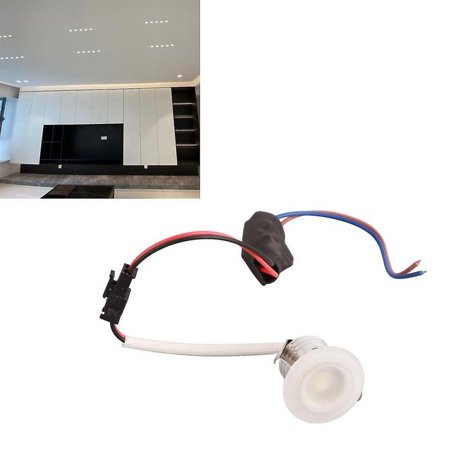 Mini spot encastré professionnel de forme ronde LED plafonnier spots pour salle à manger intérieure de salon AC85 ?265V lumière blanche chaude 3000K on Productcaster.