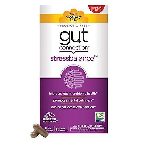 Country Life Gut Connection Stress Balance, 60 Caps (Pack of 3) on Productcaster.