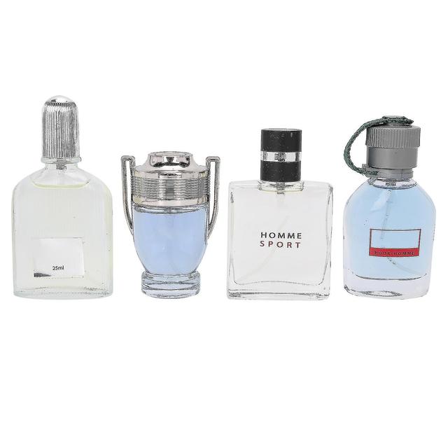 4pcs 25ml Men Perfume Long Lasting Natural Fragrance Male Spray Perfume Set Gift [ege] on Productcaster.