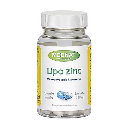 Mednat Lipo Zinc 60 vegetable capsules on Productcaster.