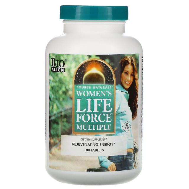 Source Naturals Quelle Naturals, Women's Life Force Multiple, No Iron, 180 Tabletten on Productcaster.