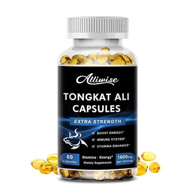 3X Tongkat Ali Root Extract Capsule for Potent Stamina Strength Enhances Immunity Health Kidney Male Energy SupplementsTIB TIB . 60pcs 1 Bottle on Productcaster.