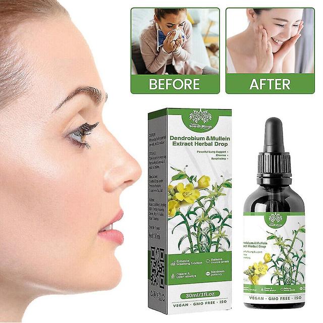 30ml Herbal Anti-snoring Plants Essence Nose Massage Herbal Lungrepair Health Oil Dendrobium And Mullein Extract Herbal Drops on Productcaster.