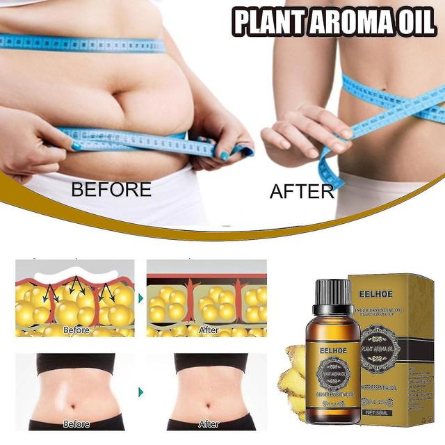 3pcs Belly Drainage Ginger Oil, Lymphatic Drainage Ginger Oil, Slimming Tummy Ginger Oil, 10ml,30ml Natural Drainage Ginger Oil Essential Relax Massag on Productcaster.