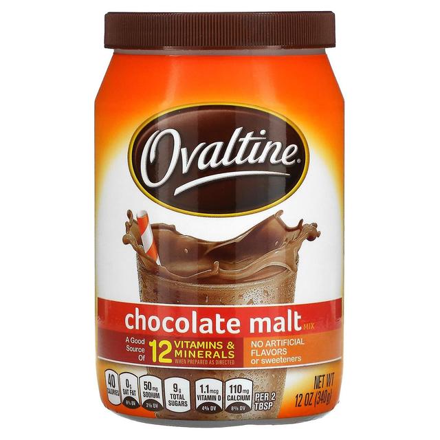 Ovaltine, Chocolate Malt Mix, 12 oz (340 g) on Productcaster.