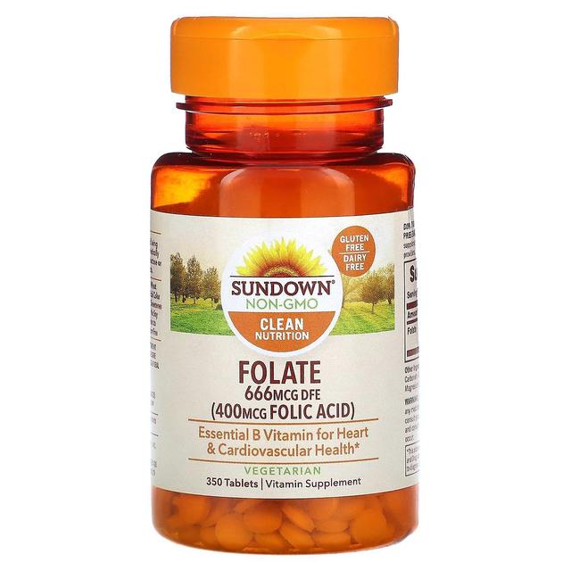 Sundown Naturals, Folate, 666 mcg DFE, 350 Tablets on Productcaster.