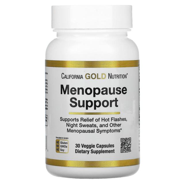 California Gold Nutrition, Menopause Support, 30 Veggie Capsules on Productcaster.