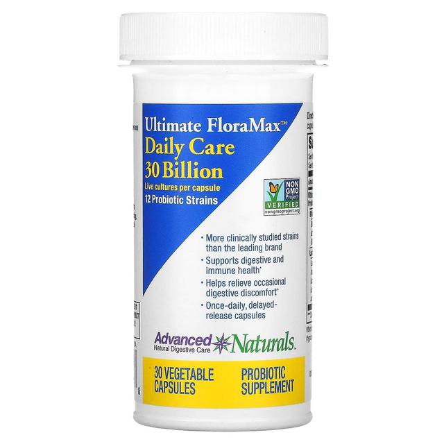 Advanced Naturals, Ultimate FloraMax, Daily Care, 30 Billion, 30 Vegetable Capsules on Productcaster.