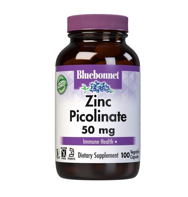 Bluebonnet Zinc Picolinate 50mg 100 Vegetable Capsules on Productcaster.