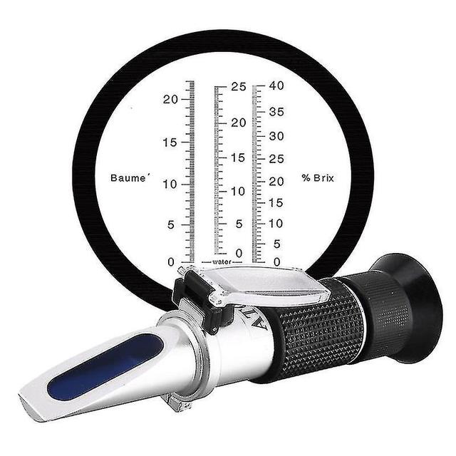 3 In 1 G Alcohol Refractometer 0-25%vol 0-40%brix 0-22baume Refractometer Alcohol Meter Voor on Productcaster.