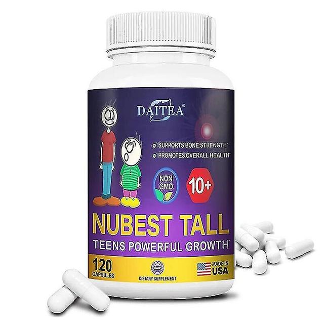 Nubest Tall 10+ - Pituuskasvulisä lapsille (10+)&; teini-ikäisille, sisältää kalsiumia, vitamiineja ja kivennäisaineita -Height Growth Pills-yvan 1... on Productcaster.