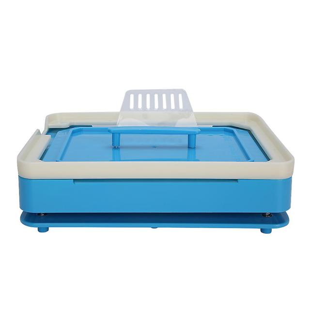 200 Holes 0# Capsule Filler Manual DIY Capsule Powder Pressing Filling Machine Plate Blue on Productcaster.