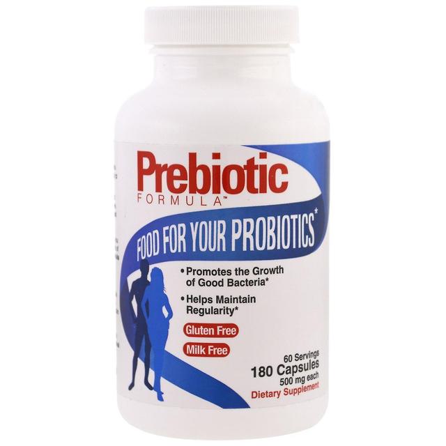 Health Plus, Prebiotic Formula, 500 mg, 180 Capsules on Productcaster.