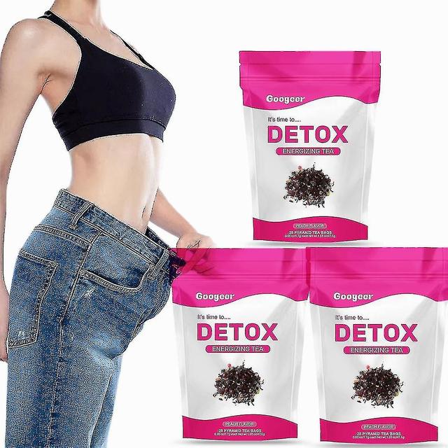 84pcs Detox-Tee unterstützt ein gesundes Gewicht, hilft, Blähungen zu reduzieren, natürliche Energie B2 FF 28 Stück x 3 Packungen on Productcaster.