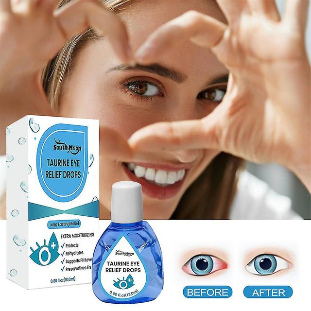 Taurine Eye Relief Drops,eye Care Fluid, Soothing Eye Drops, Relieve Eye Fatigue Vision on Productcaster.