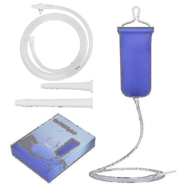 Enema Bag Colon Cleanse Kit - Reusable Colonic Kit, Enema Irrigator Shower For Coffee And Water Colon Cleansing, Douche For Men Women-m.3047 on Productcaster.