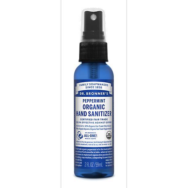 Dr. bronner's peppermint hand sanitizer - 2 oz on Productcaster.