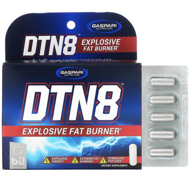 Gaspari Nutrition, DTN8, Explosive Fat Burner, 60 Capsules on Productcaster.