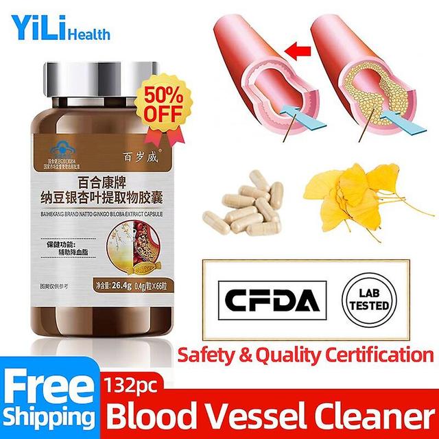 Coscelia Blood Vessels Cleansers Arteriosclerosis Atherosclerosis Cure Vascular Occlusion Cleaning Ginkgo Biloba Capsules Cfda Approve 1bottle 66pc on Productcaster.