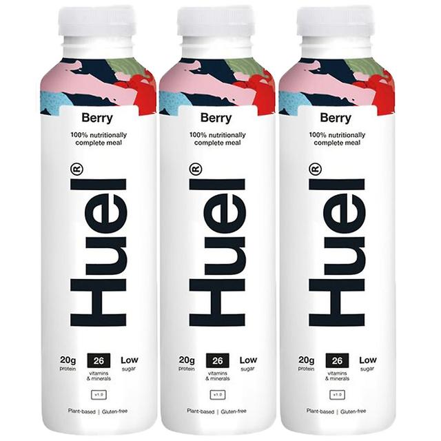 Huel klar til at drikke komplet måltid Bær smag 500 ml (3 PACK) 3 X 500ML on Productcaster.