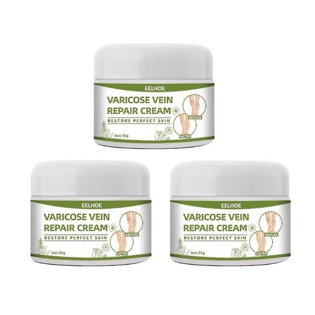 3pcs Cremevital Varicose Vein Cream For Legs Eliminate Varicose Veins And Spider Vein on Productcaster.