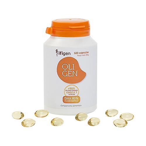 Ifigen Oligen DHA 80% Tg Enzymatic 120 kapsler af 700 mg on Productcaster.