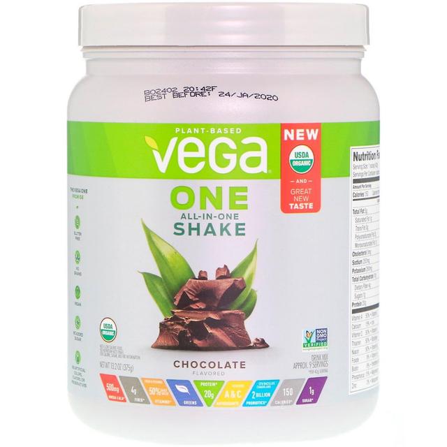 Vega, One, All-in-One Shake, Chocolate, 13.2 oz (375 g) on Productcaster.