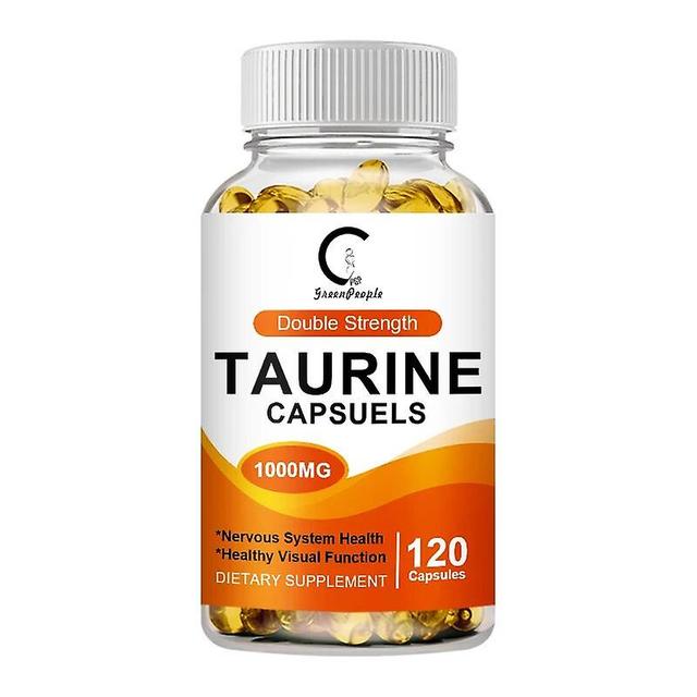 1000mg organic Taurine Capsule Reproductive and Nervous Development Vitamin Supplements FoodTIB TIB . 120pcs on Productcaster.