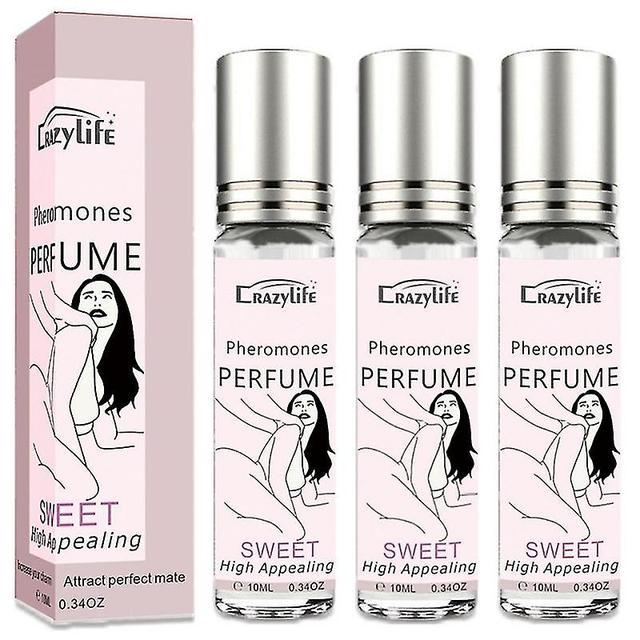 parfyme for kvinner og menn langvarig feromon eau de toilette frisk søtt hav parfyme 10ml søt 3PCS on Productcaster.