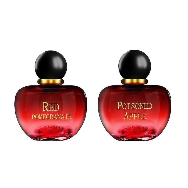 Pheromone Infused Essential Oil Perfume Cologne, Red Pomegranate Poison Apple Perfume Cologne Unisex For Men and Women -80ml Pomegranate and apple on Productcaster.