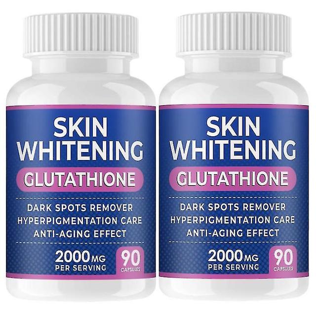 Supreme Gluta White Glutathione Pill Capsule Skin Whitening AntiAging 2bottles on Productcaster.