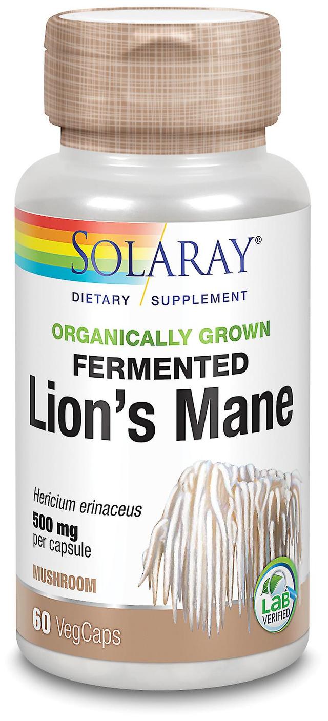 Solaray Lion's Mane 500 mg 60 Plantaardige Capsules on Productcaster.