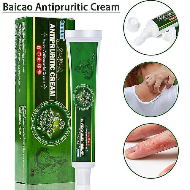 20g Anti-itching Herbal Ointment Eczema Tinea Hand & Thlete's Foot Treatment Cream External Use Cool- on Productcaster.