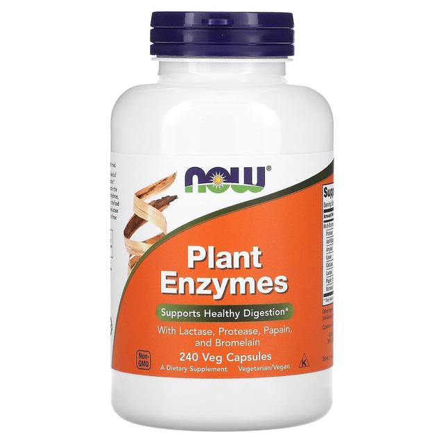 NOW Foods, Plant Enzymes, 240 Veg Capsules on Productcaster.