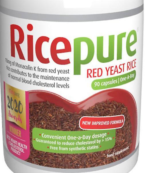 Ricepure red yeast rice capsules one-a-day 90's on Productcaster.