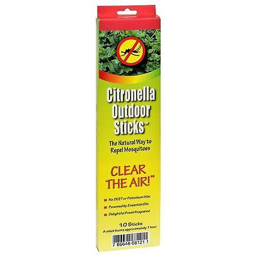 Neemaura Citronella Outdoor Sticks, 10 cuenta (Pack de 1) on Productcaster.