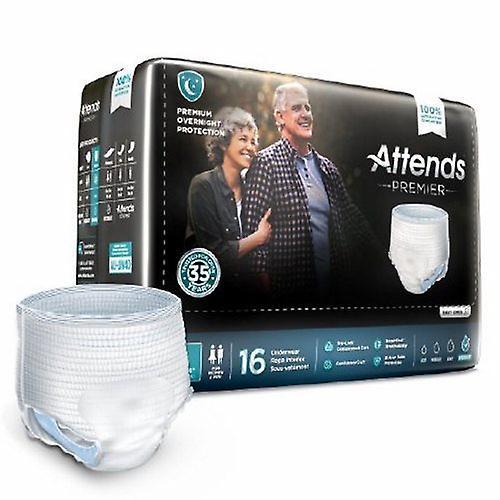 Attends Unisex Adult Absorbent Underwear Premier Large, Count of 64 (Pack of 1) on Productcaster.